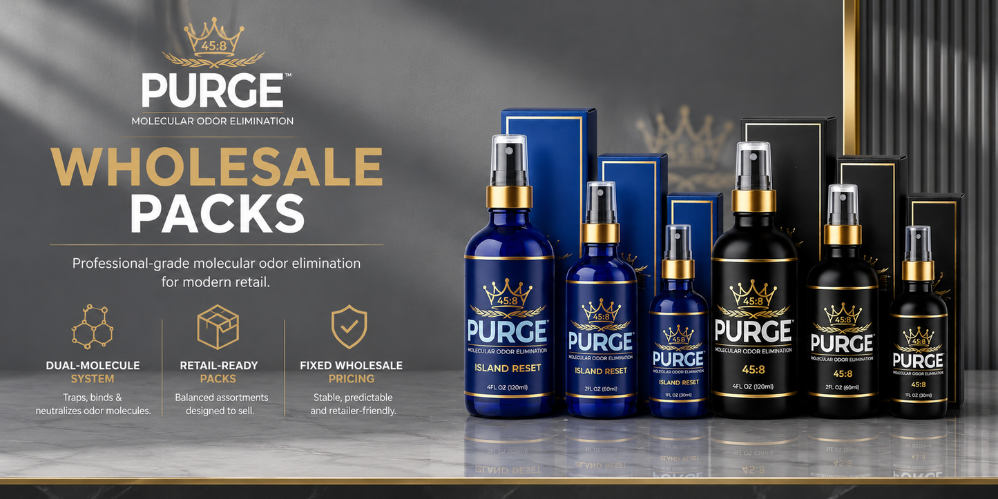 PURGE™ 45:8 Wholesale Reorder | 2 oz | Mixed Case (6 Original + 6 Island Reset)