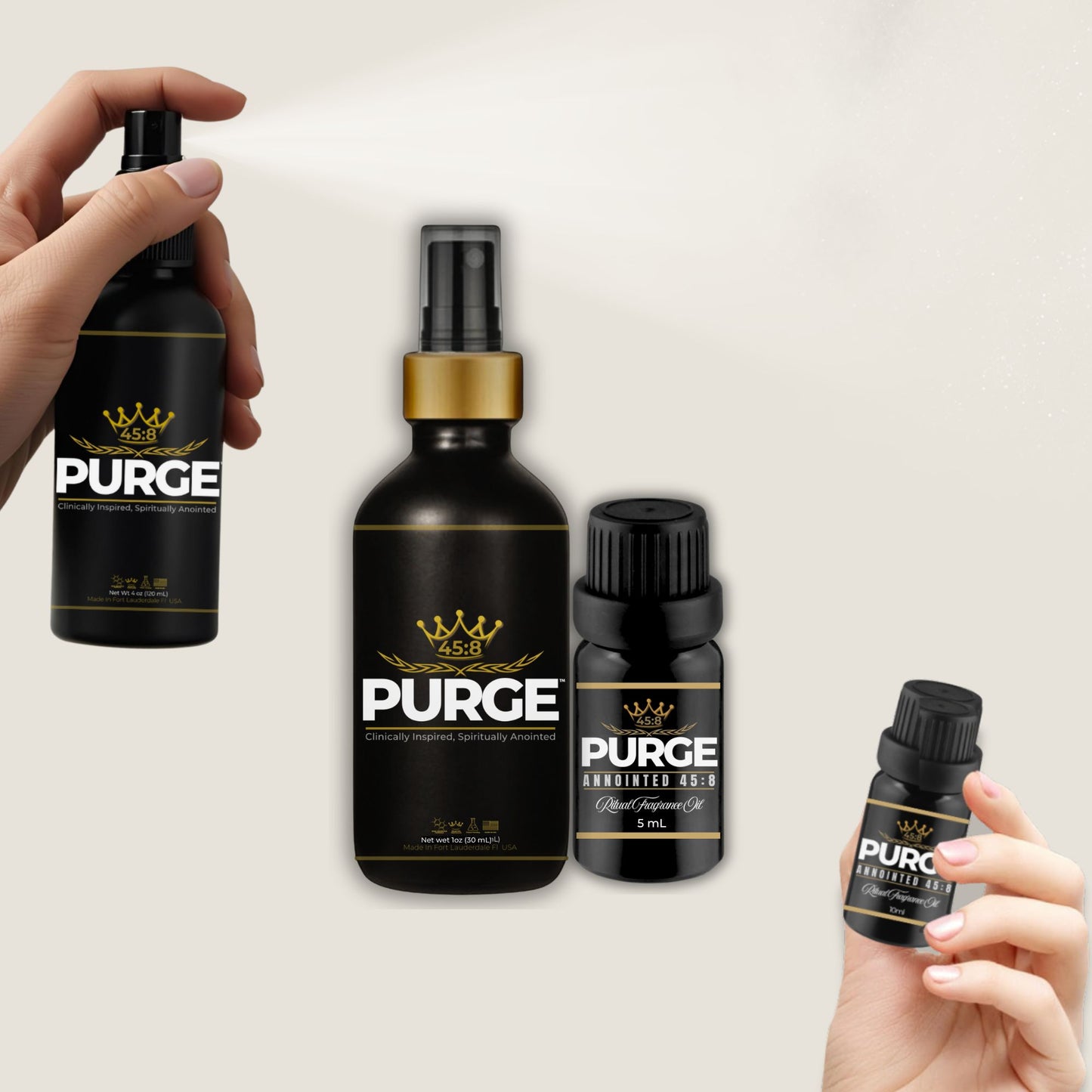 PURGE™ 45:8 Car Diffuser – USB Ultrasonic Fragrance Oil Diffuser