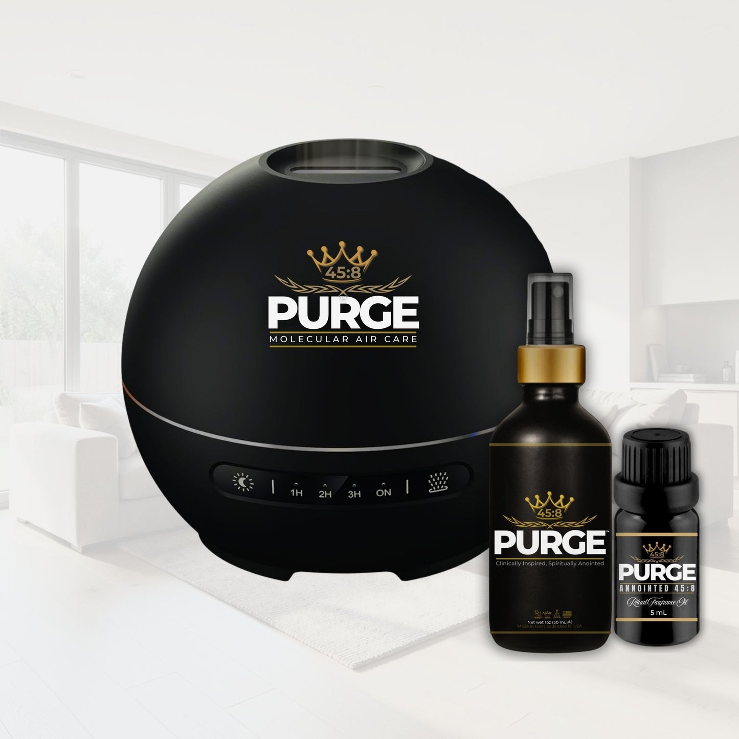 PURGE™ 45:8 Ritual Diffusion System – Phase 3 Elevate Air Care Kit