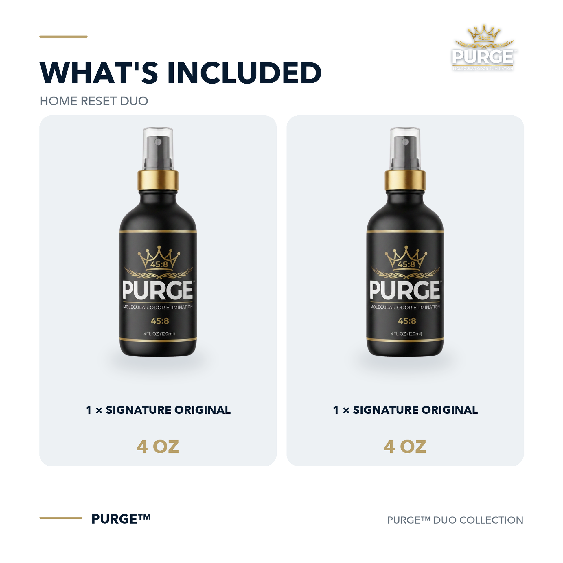 PURGE Home Reset Duo — What's Included
