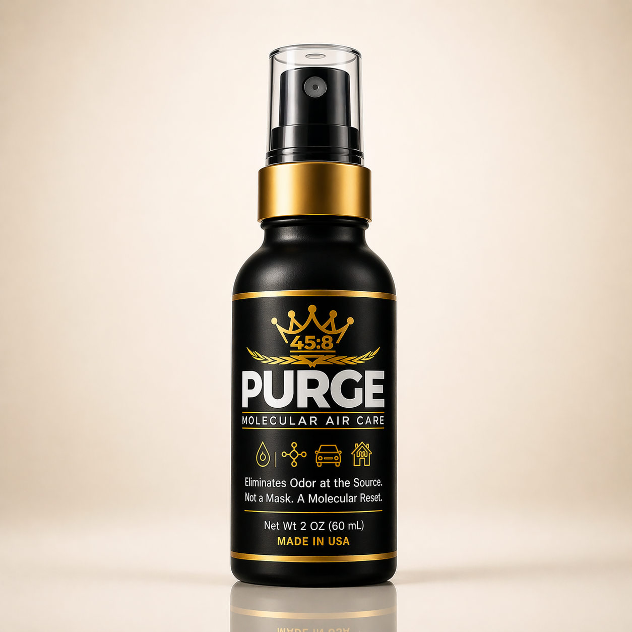 PURGE™ 45:8 Odor Eliminator Spray – 3-Pack (1oz + 2oz + 4oz)