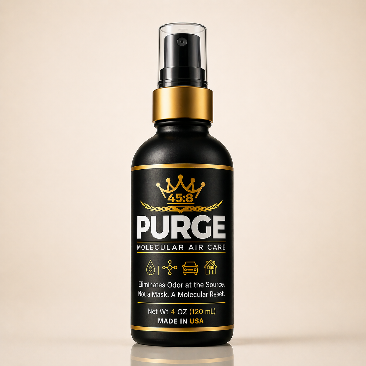 PURGE™ 45:8 Odor Eliminator Spray – 3-Pack (1oz + 2oz + 4oz)