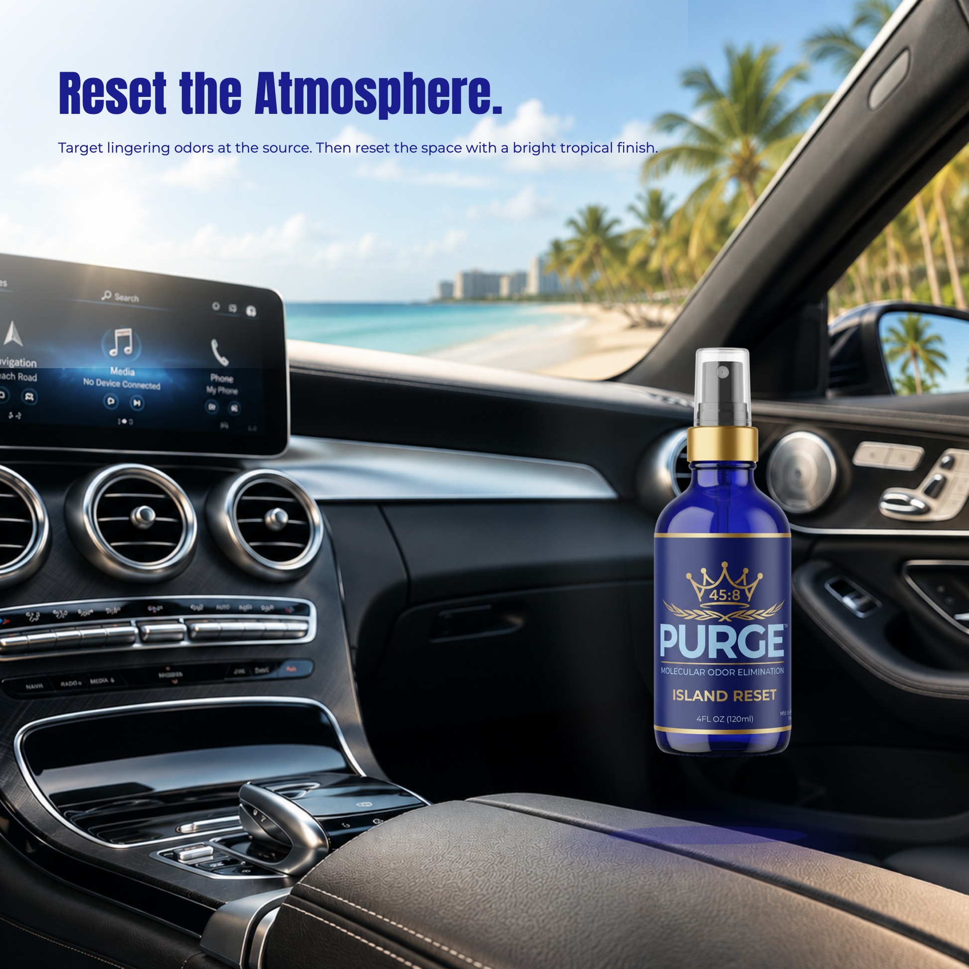 PURGE™ Island Reset™ tropical vehicle lifestyle