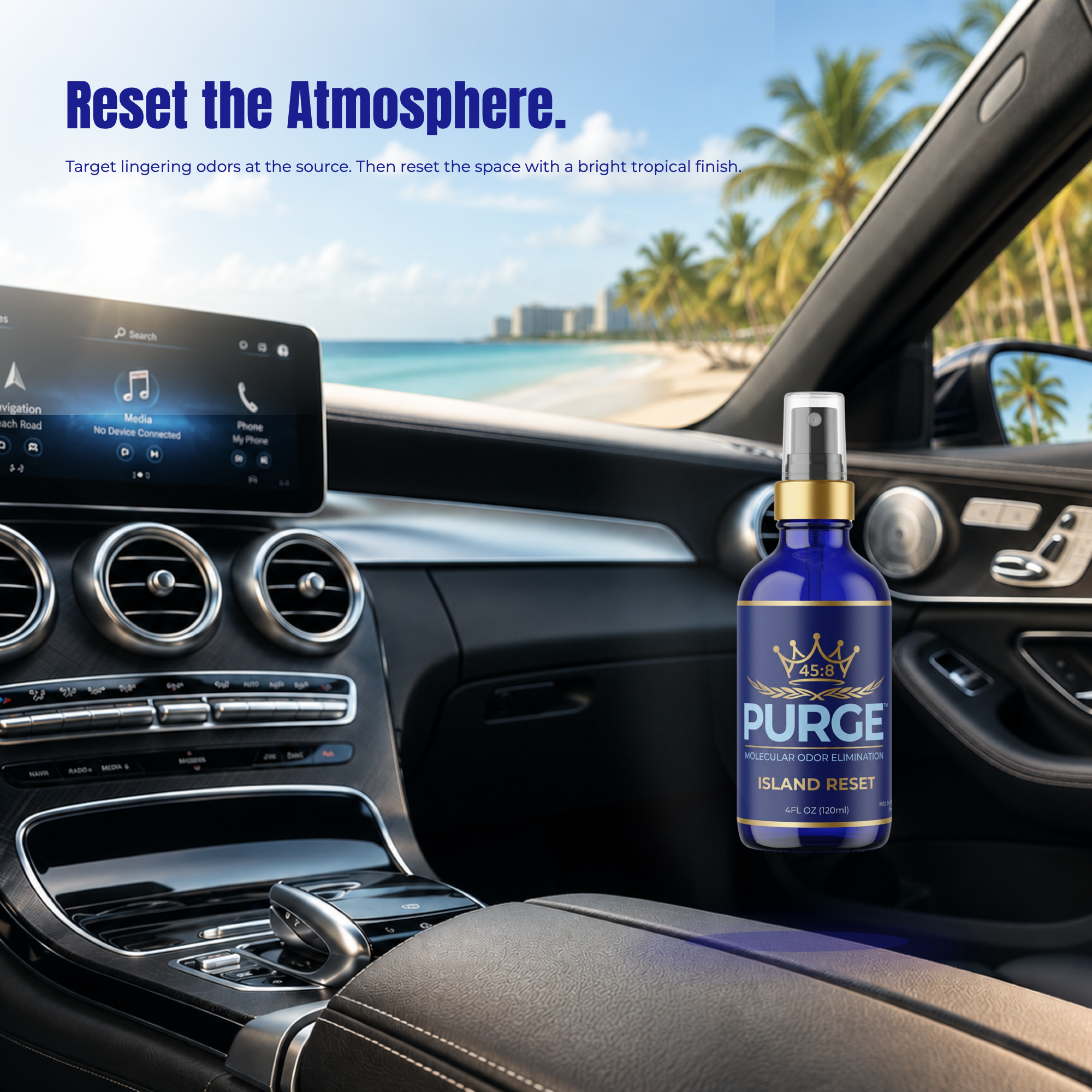 PURGE™ Island Reset™ tropical vehicle lifestyle