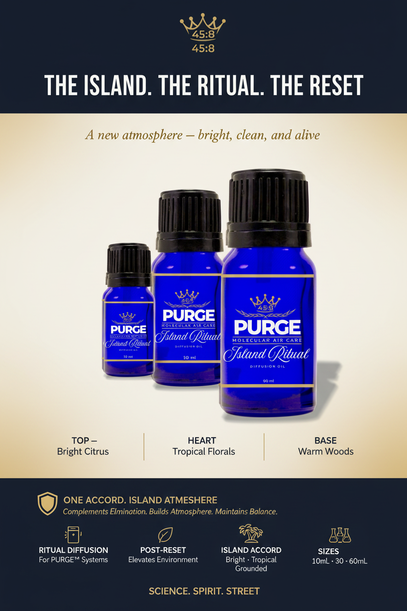 PURGE™ Island Ritual Diffusion Oil PDP Graphic — Clean